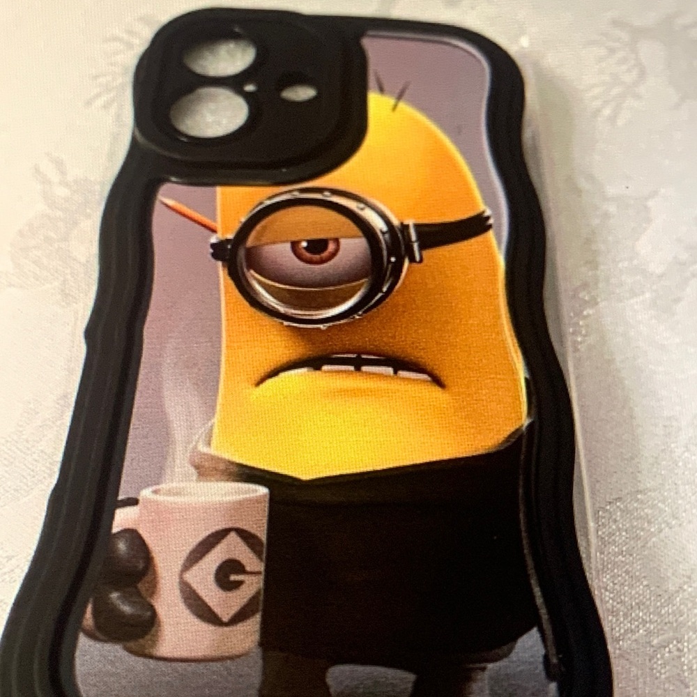Yellow and Black Character Phone Case